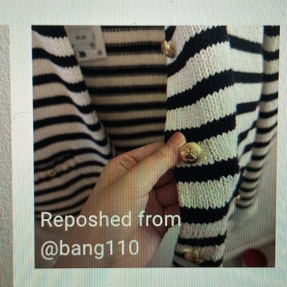 NWT Zara knit striped cardigan - Picture 3 of 5